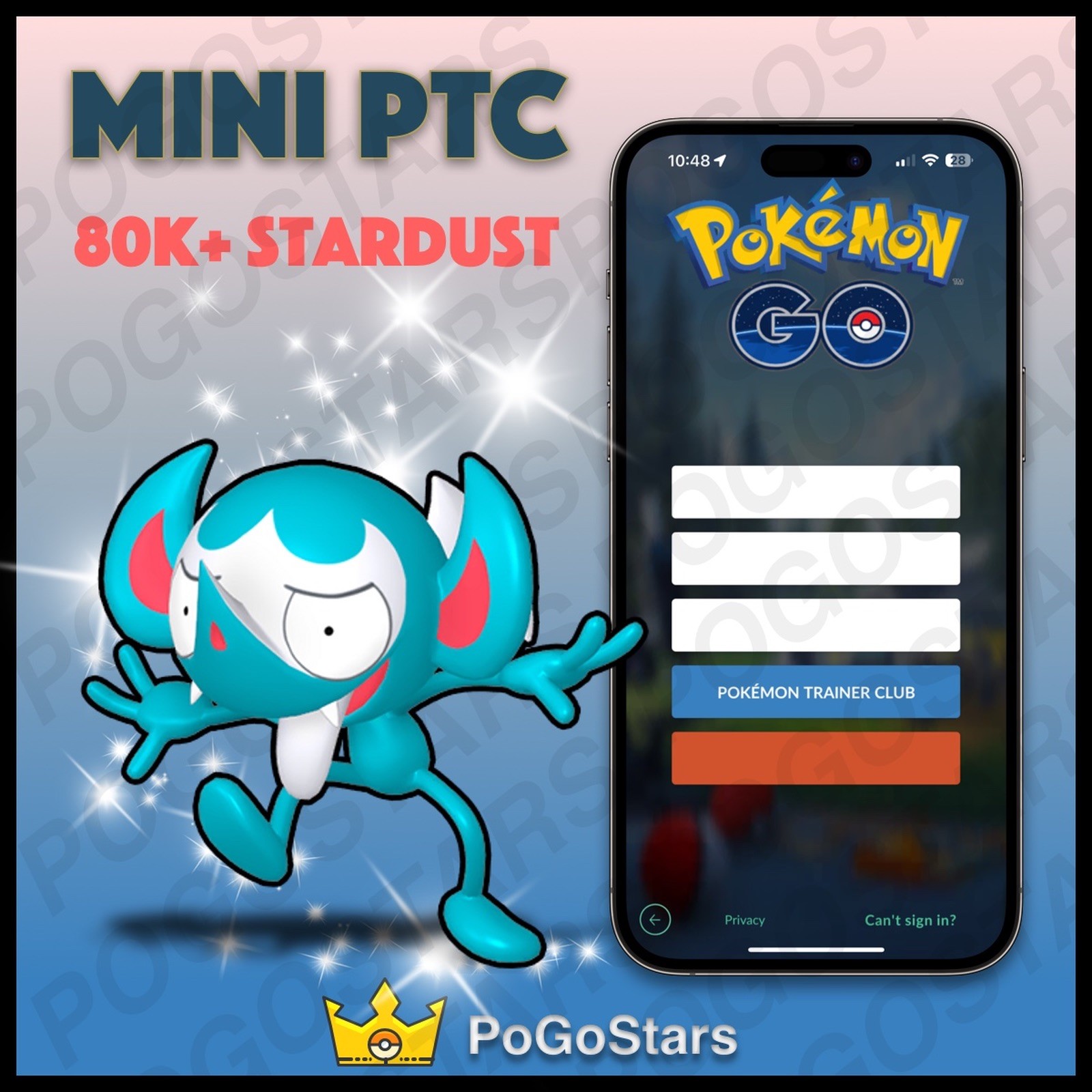 Pokémon PTC GO - Shiny Impidimp - 80K Stardust✨Read Description✨