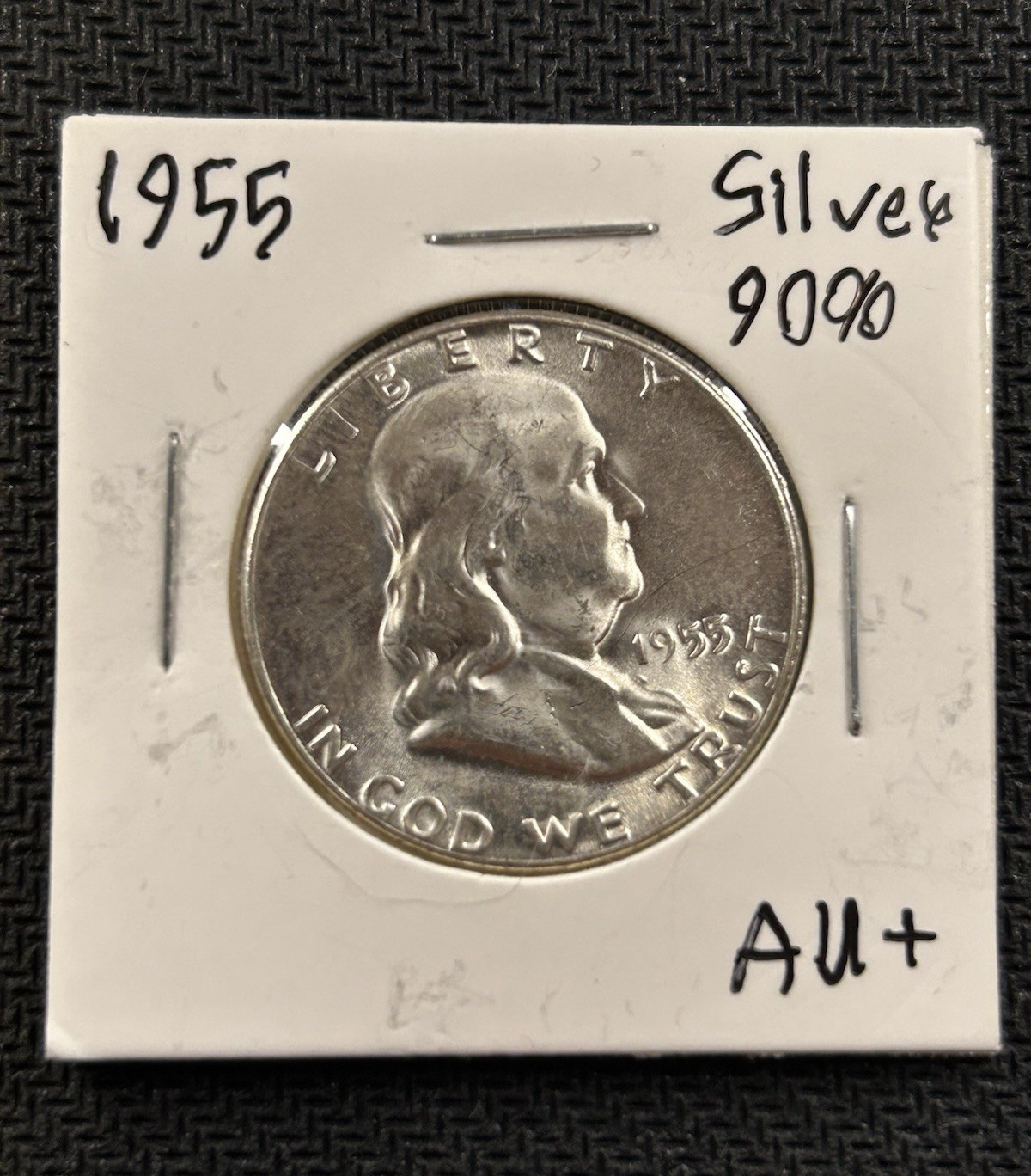 1955 Franklin Half Dollar 50C 90% Silver Business Strike Philadelphia