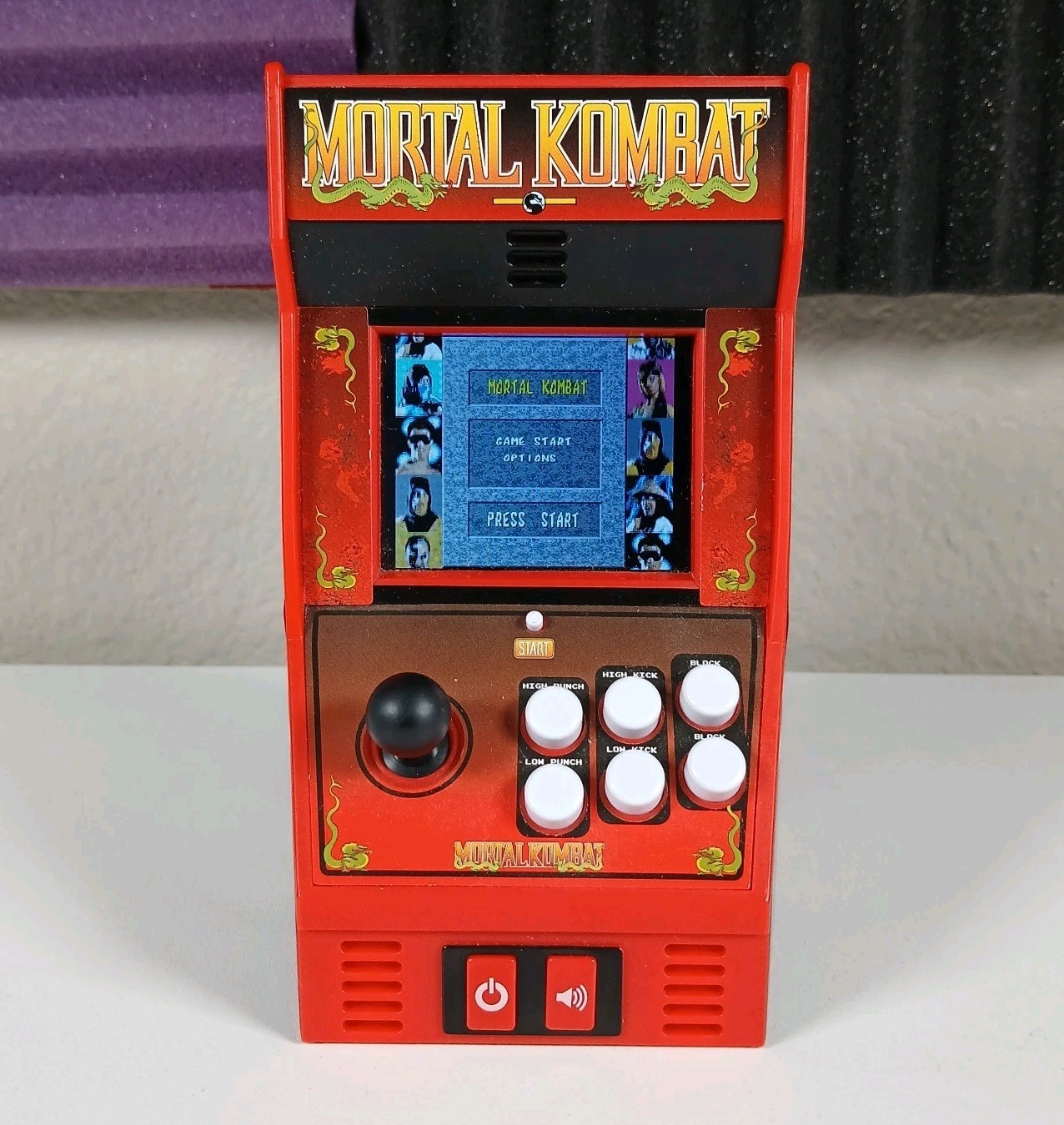 MORTAL KOMBAT Arcade Classics Machine Mini Handheld Game Klassic Midway TESTED