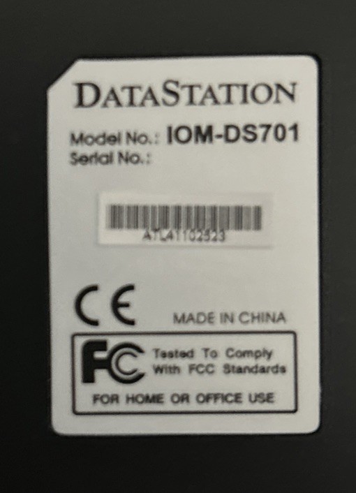 DataStation 7in1 USB 2.0 Floppy Disc CF, MMC, SD, MS, Card Reader, IOM-DS701