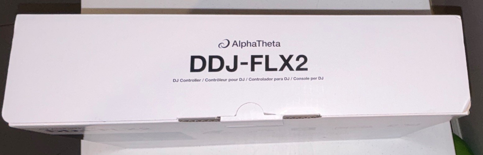 AlphaTheta DDJ-FLX2 2-Deck 2-Channel DJ Controller, USB-C, Portable, Black