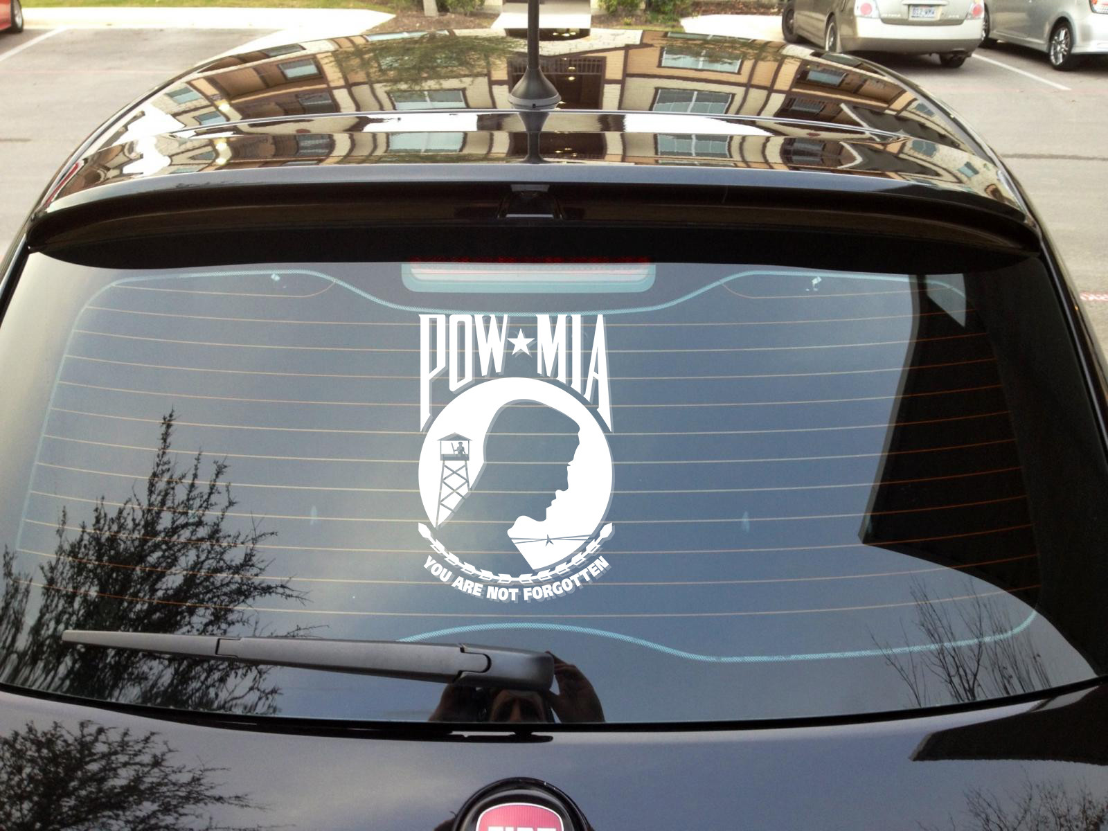 POW MIA Prisoners of War You are Not Forgotten  Vinyl Decal All colors and sizes