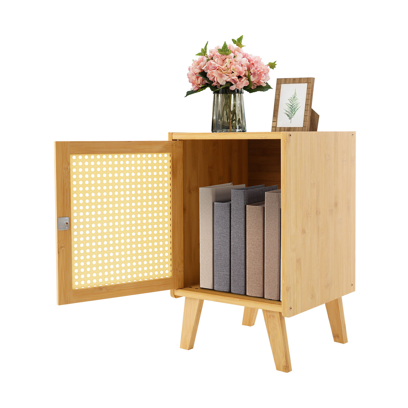 Modern Bedside Table Rectangular Side Table Bedroom Bedside Table 31*30*51cm