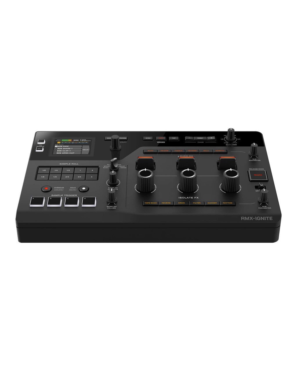 AlphaTheta RMX-IGNITE DJ Effector Sampler 96kHz DSP Pads FX USB Pro Link
