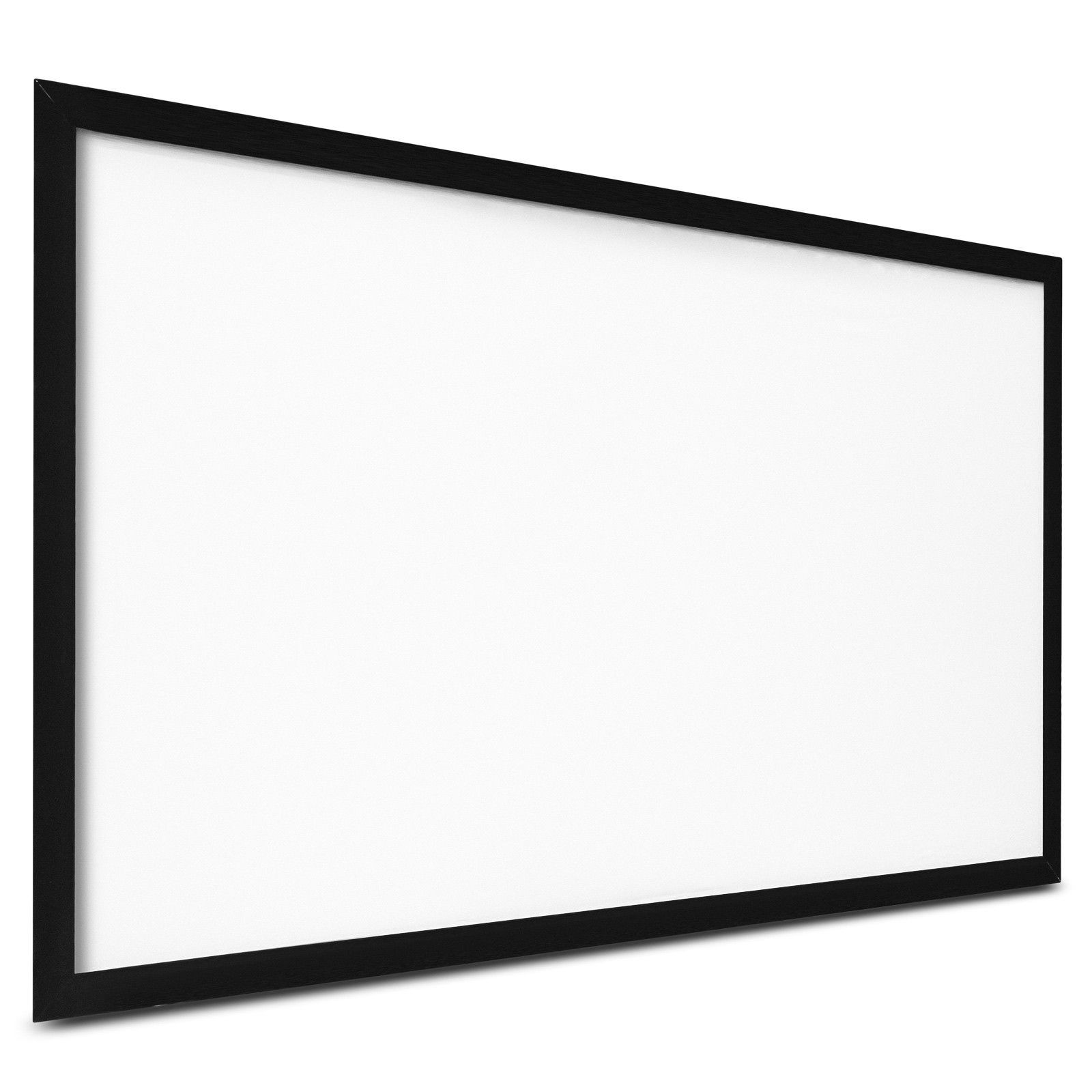 130" 16:9 HD Projector Screen, PVC, 160° Viewing Angle, Wall Mount