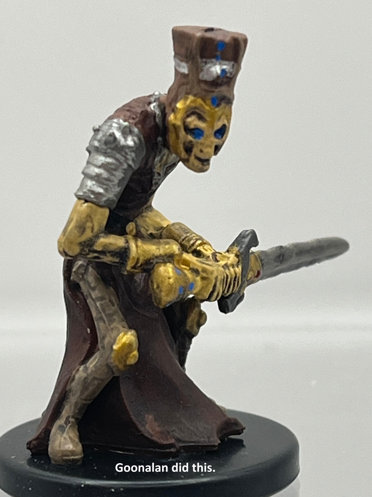 D&D Pathfinder Mini Shattered Star 27 Skeleton Champion UC