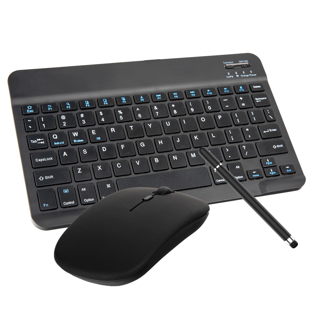Keyboard Mouse Stylus Set For Universal Tablet Wireless Bluetooth Connect PC