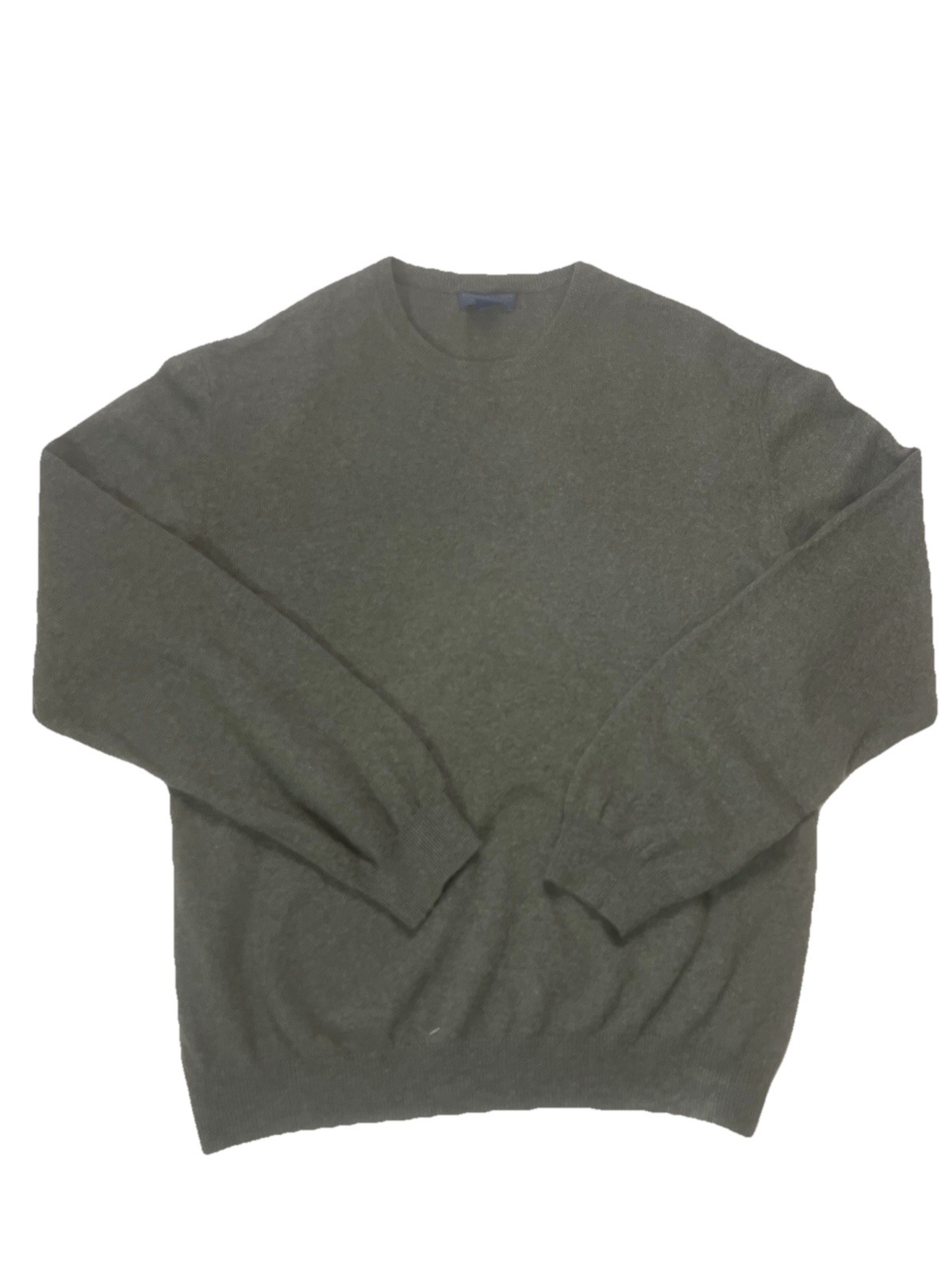 Joseph & Lyman Men's 100% Cashmere Crewneck Pullover Sweater Green XL Old Money