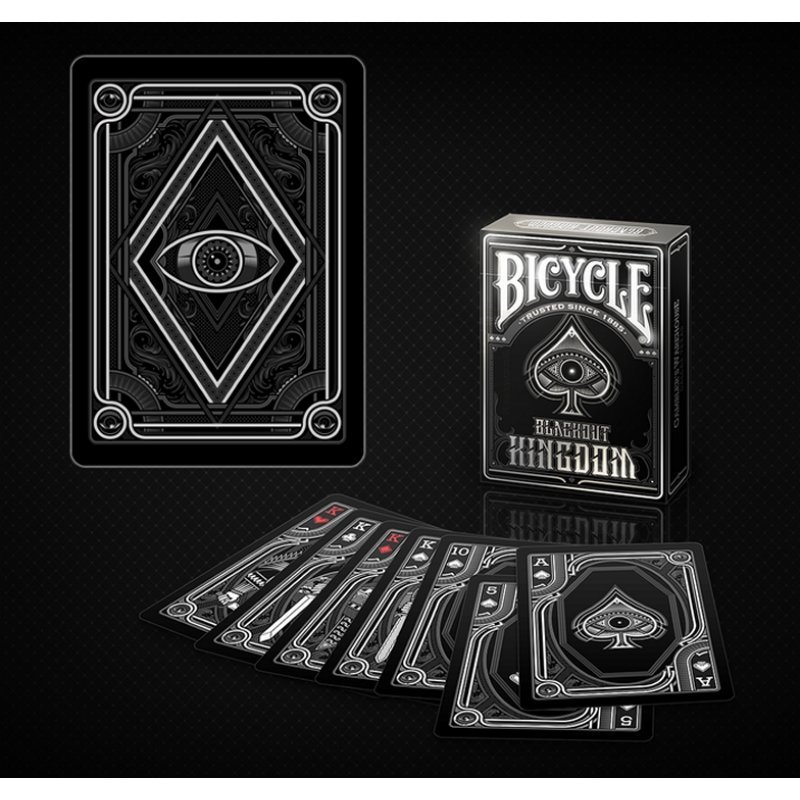 BLACKOUT KINGDOM BICYCLE DECK PLAYING CARDS POKER SIZE BY GAMBLERS WAREHOUSE