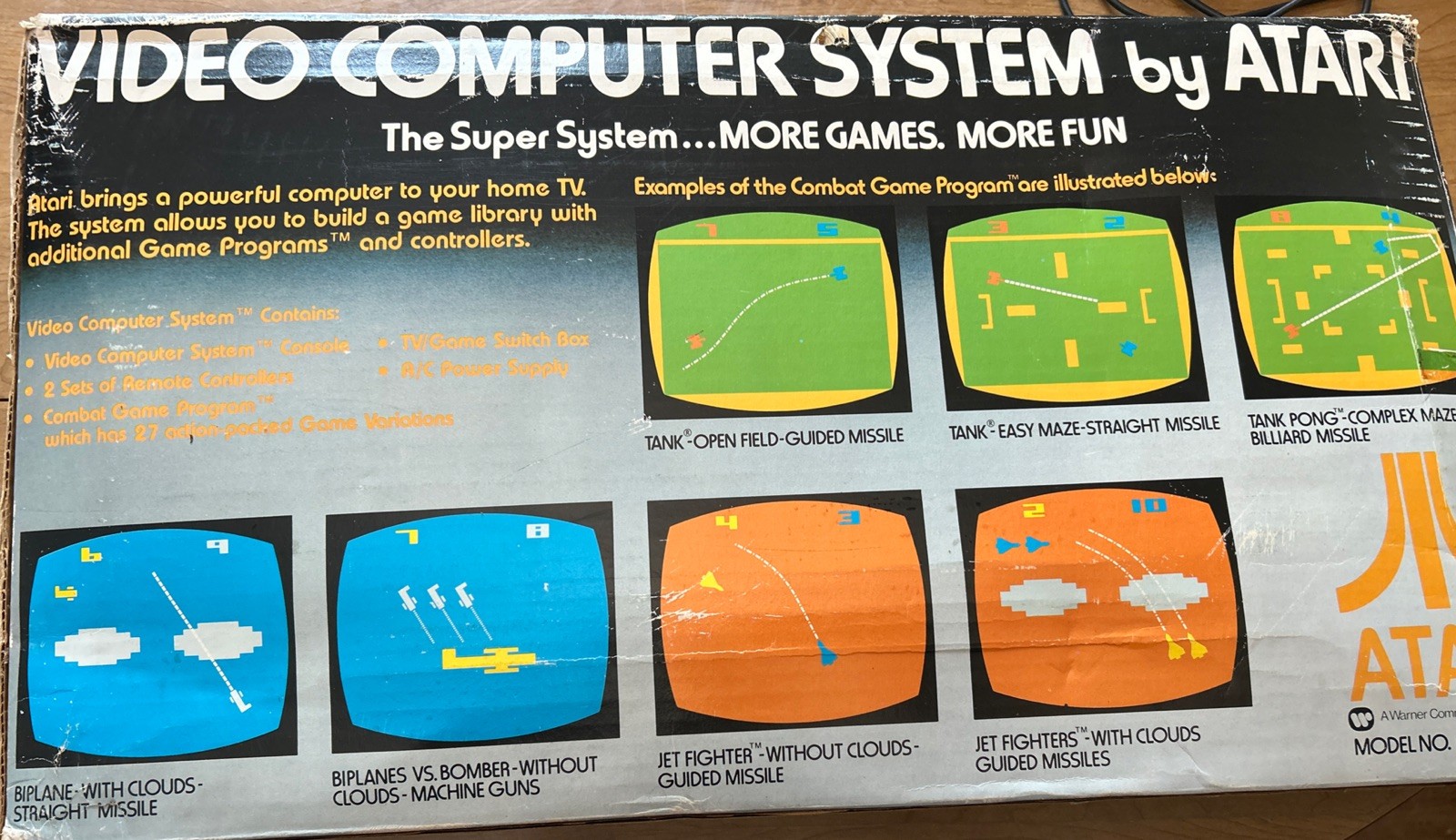 Original Atari Video Computer System Model No. CX-2600-Open Box