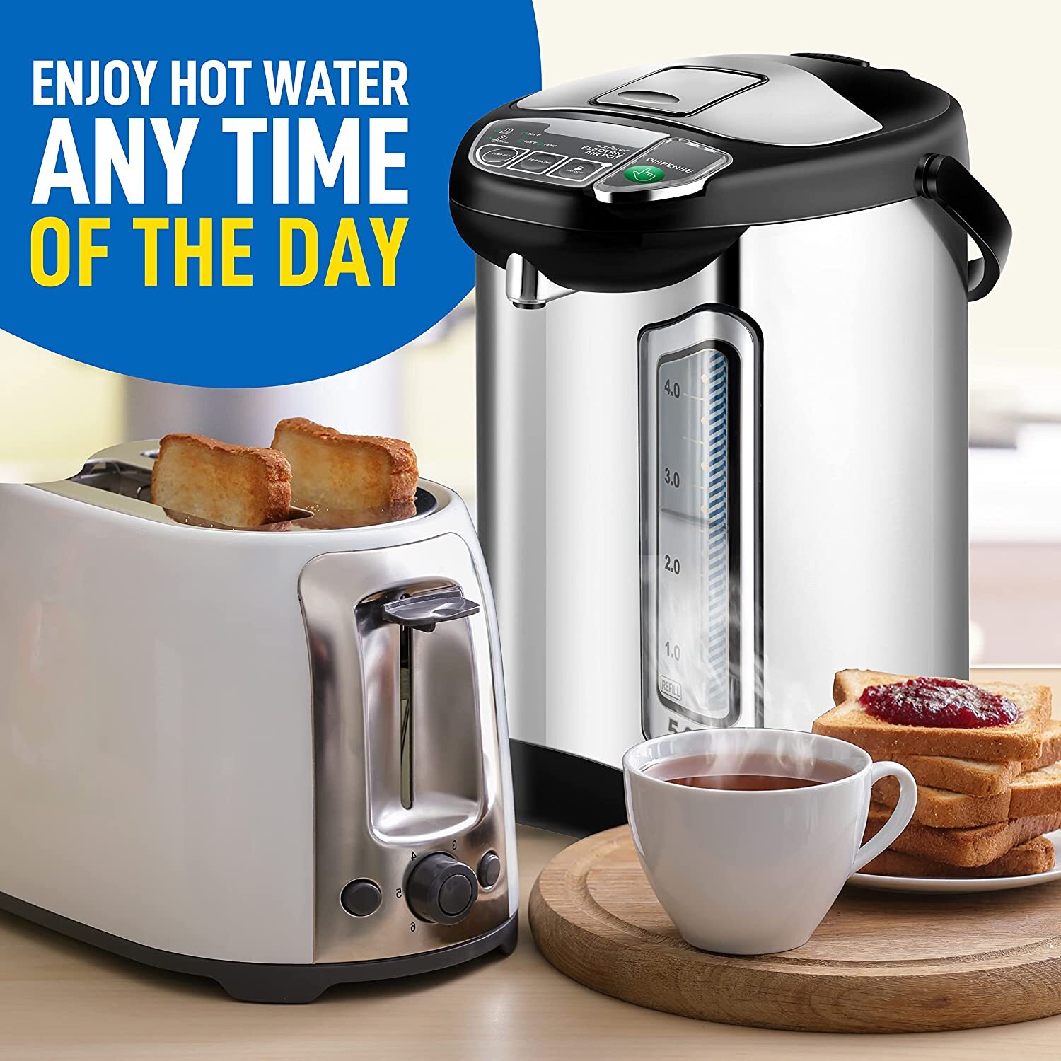 Nutrichef NCHUB35 Digital Hot Water Dispenser