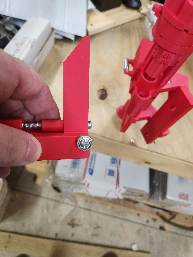 Hornady Lock N Load AP case feeder 3d printed Red