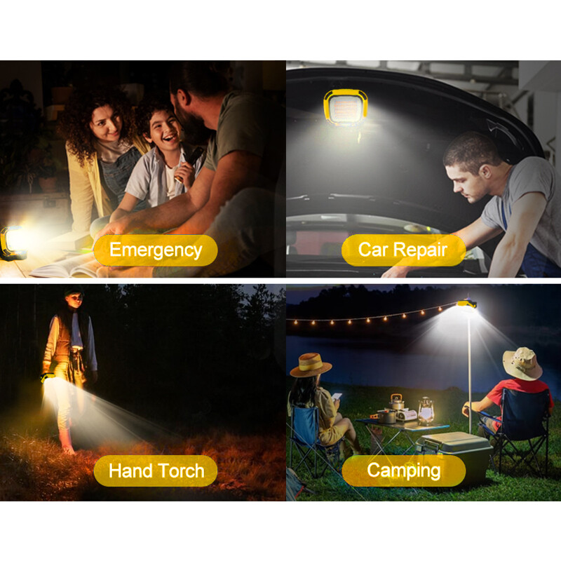 3300 Lumen Work Light Magnetic LED Super Bright Portable Work Light Rechargeable