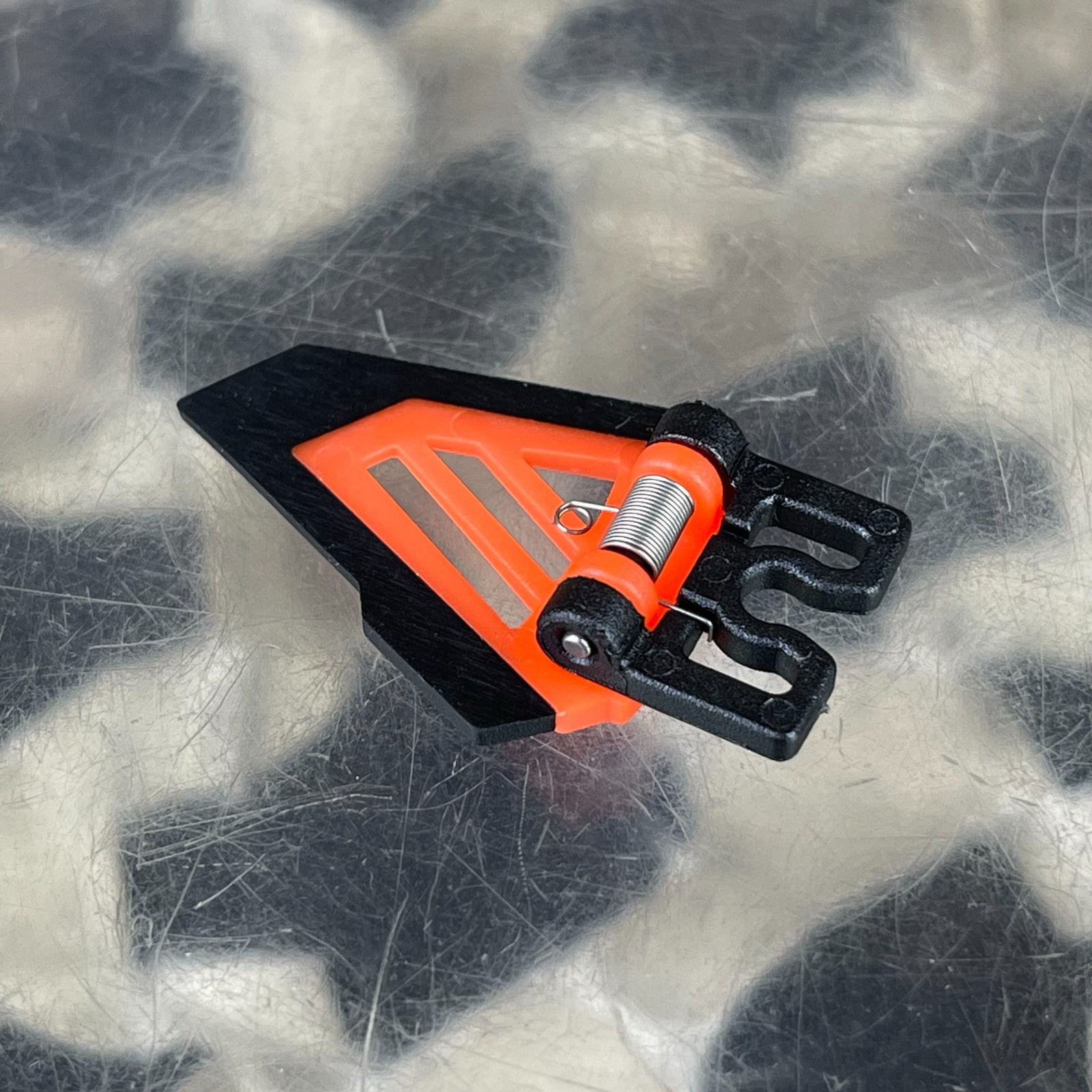 NEW CRBN DRV Speed Feed Finger - Black/Orange