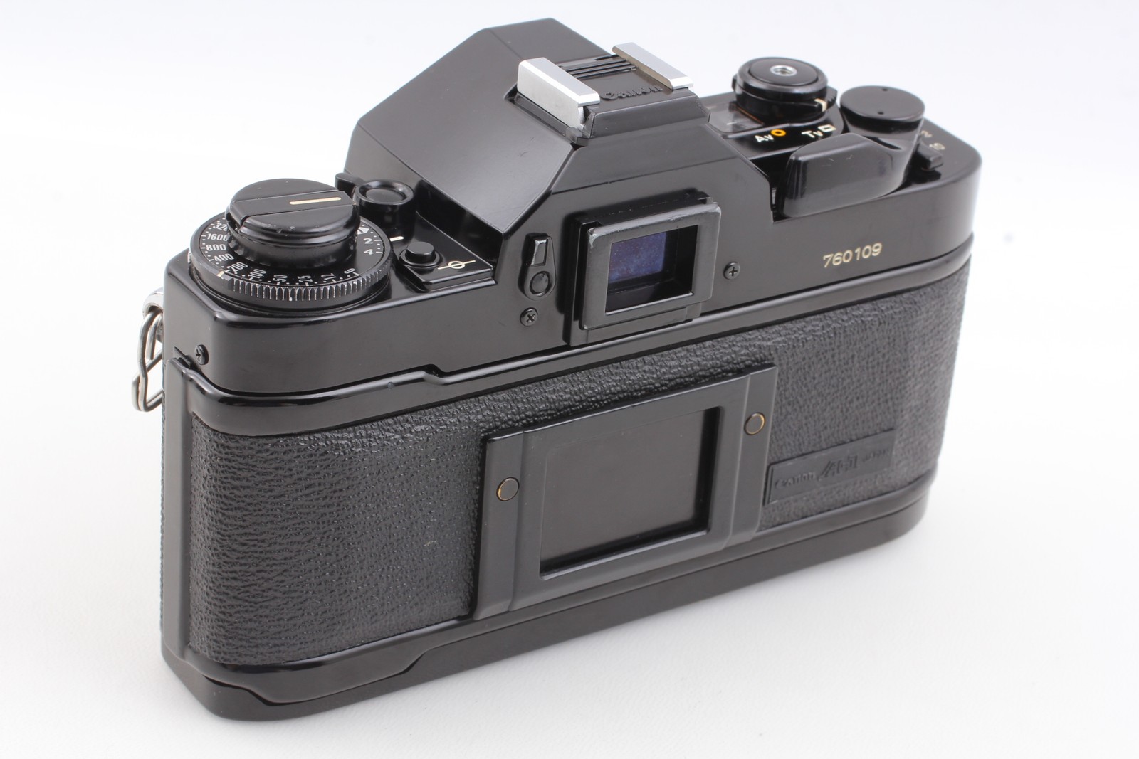 [Exc+5] Canon A-1 Black 35mm Film Camera Body Only With Strap, Cap, From JAPAN