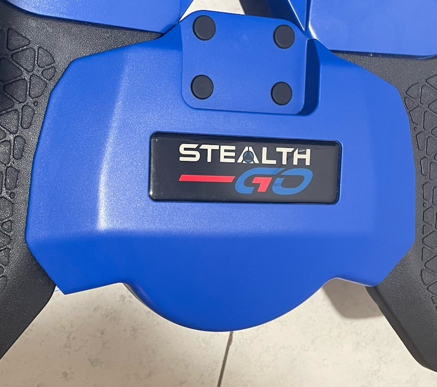 Stealth GO Plank Trainer Non-Slip Padded Core Abdominal Exerciser Blue