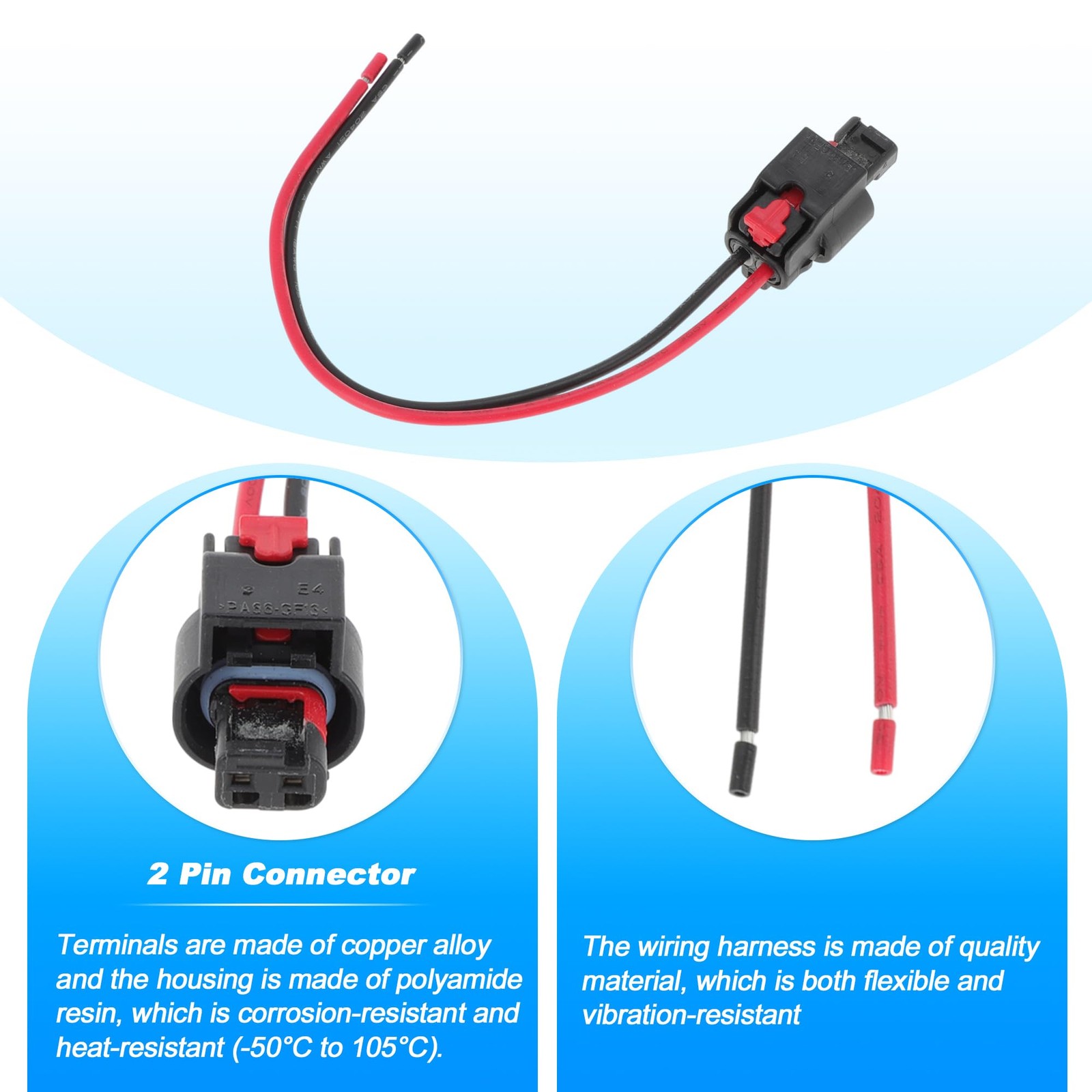 6Pcs Ignition Coil Connector Plug Harness for Chrysler for Jeep Ignition Coil...