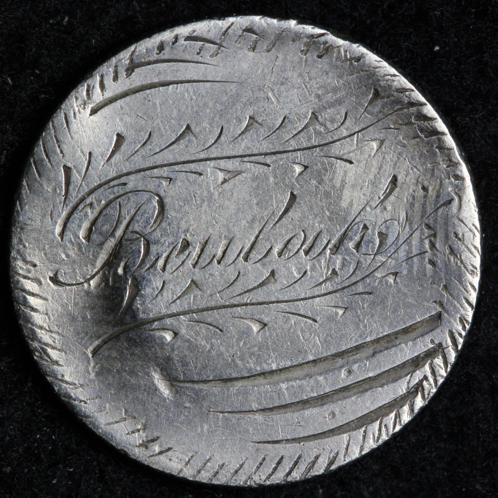 1898 Barber Silver Dime LOVE TOKEN E287 GYCN