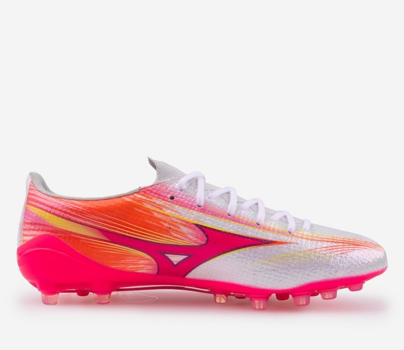 Mizuno Alpha III Elite AG Soccer Cleats Football Shoes Red Pink P1GA266364