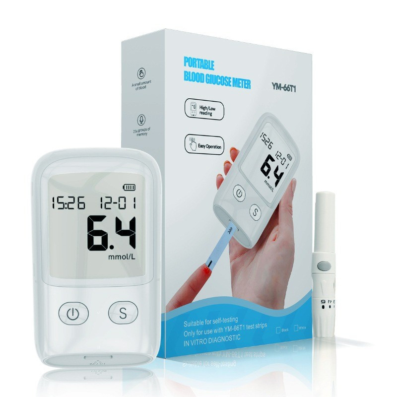 Diabetes Test Kit Blood Sugar Glucose Monitor Meter Strip Tester Machine