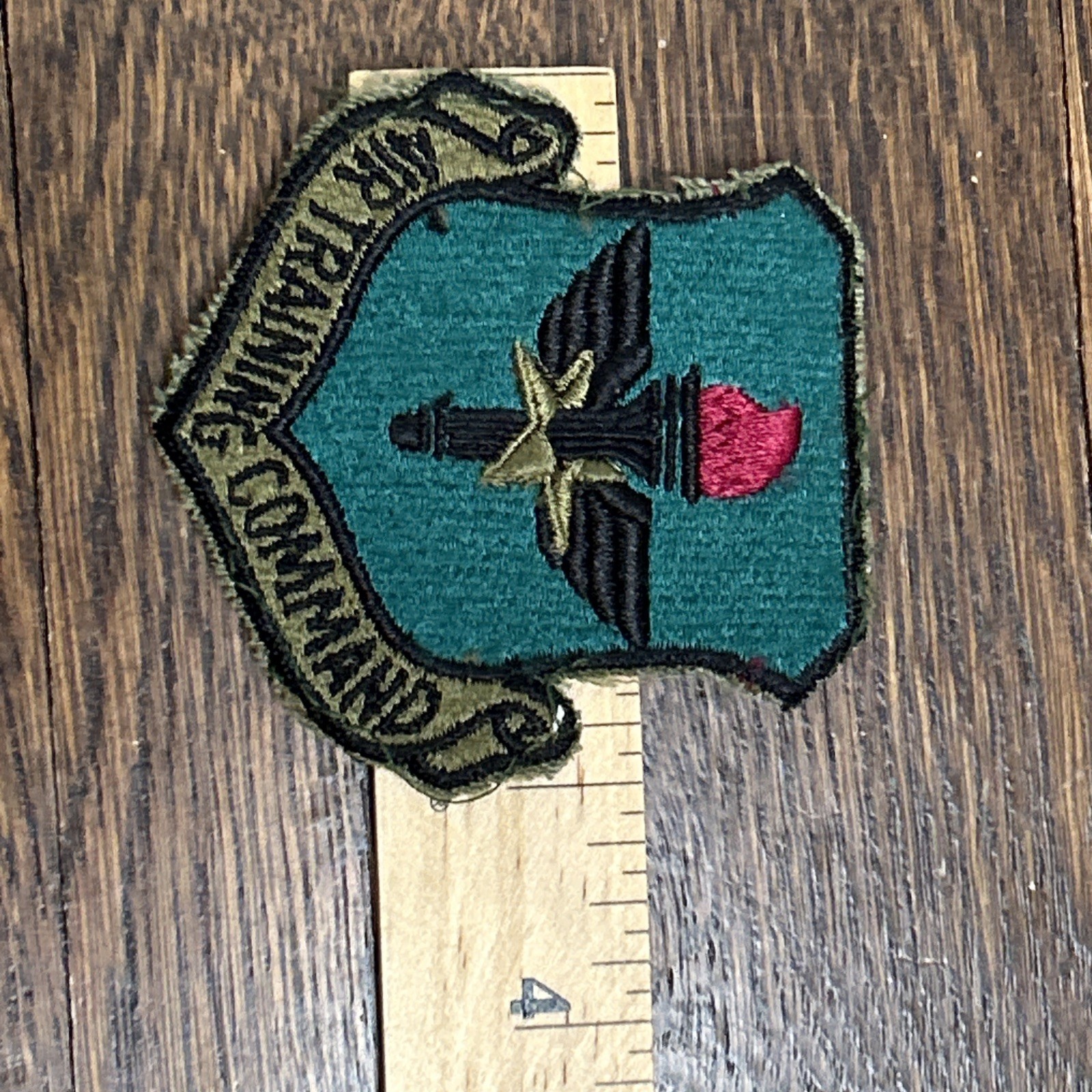 AIR TRAINING COMMAND Patch: USAF AIR FORCE: SUBDUED VINTAGE MILITARY ORIGINAL 3"