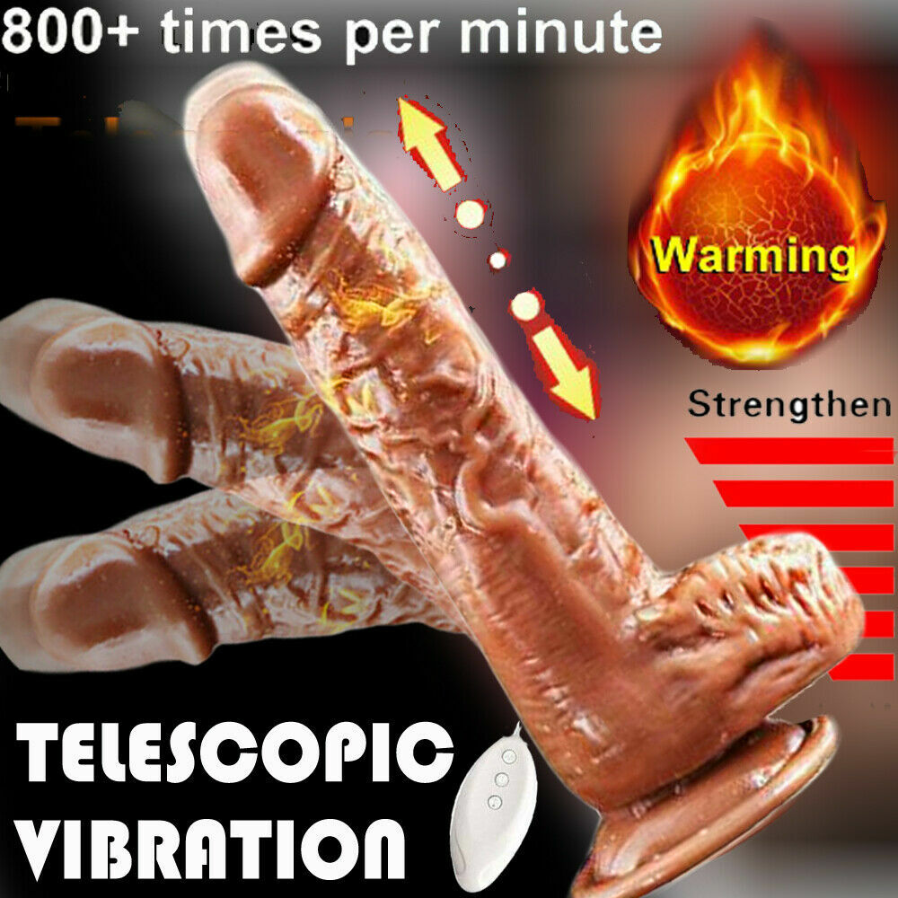 Realistic Vibrator Sex-toys for Women G Spot Dildo Heat Thrusting Adult Massager