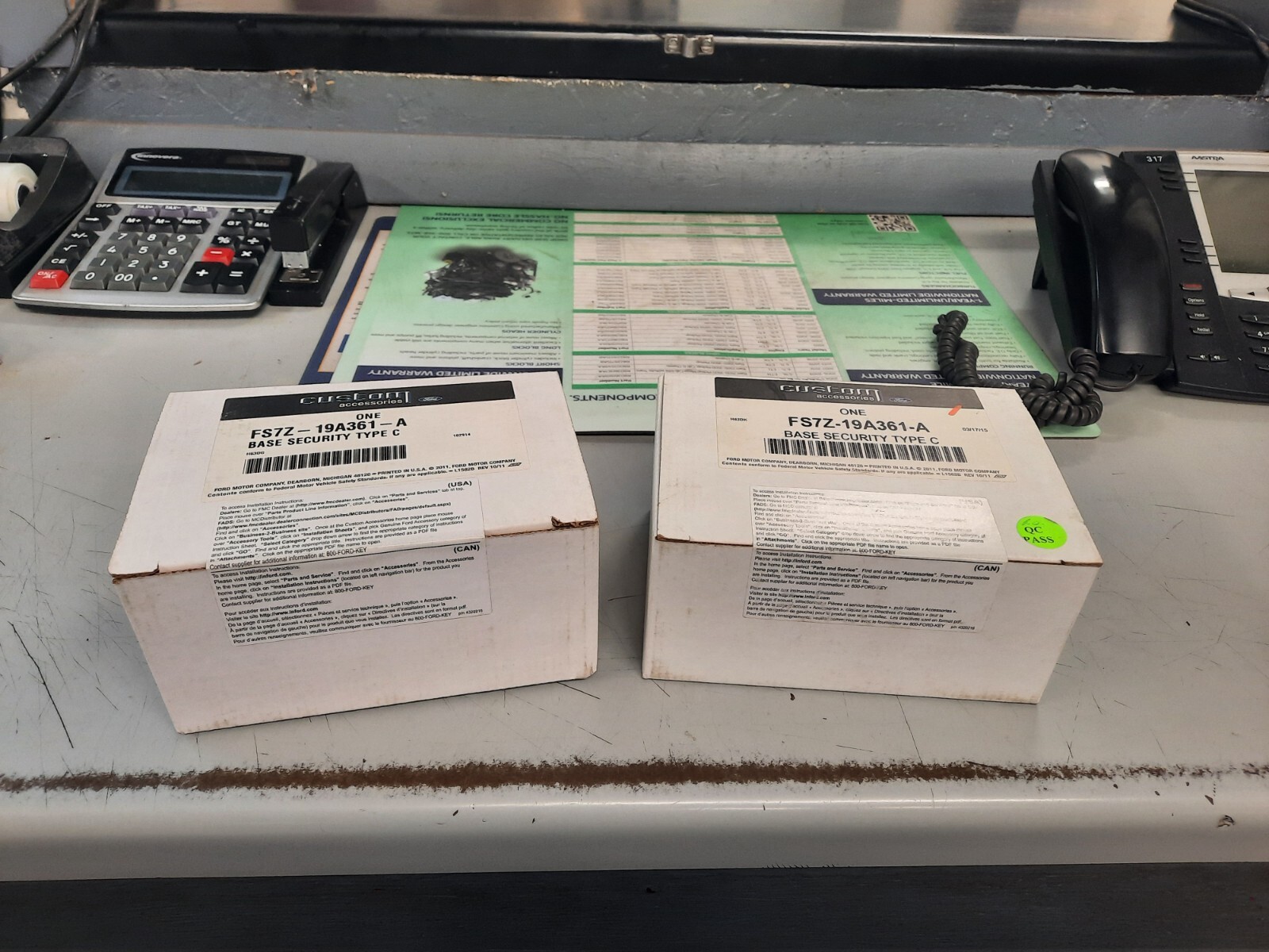 Genuine Ford Base Security Kit (FS7Z19A361A)