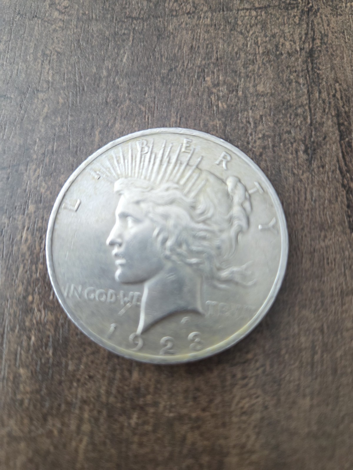 1923 Peace Silver Dollar Authentic