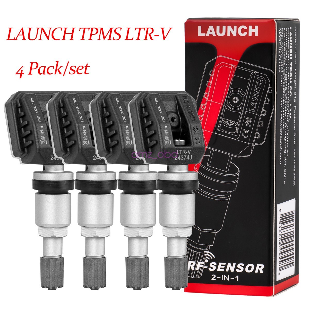 LAUNCH 315MHz+433MHz Car Universal Tire Pressure Sensor LTR-V TPMS Programmable