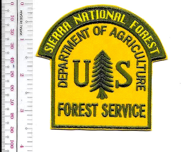 National Forest  California Sierra National Forest US Forest Service NO TARIFF
