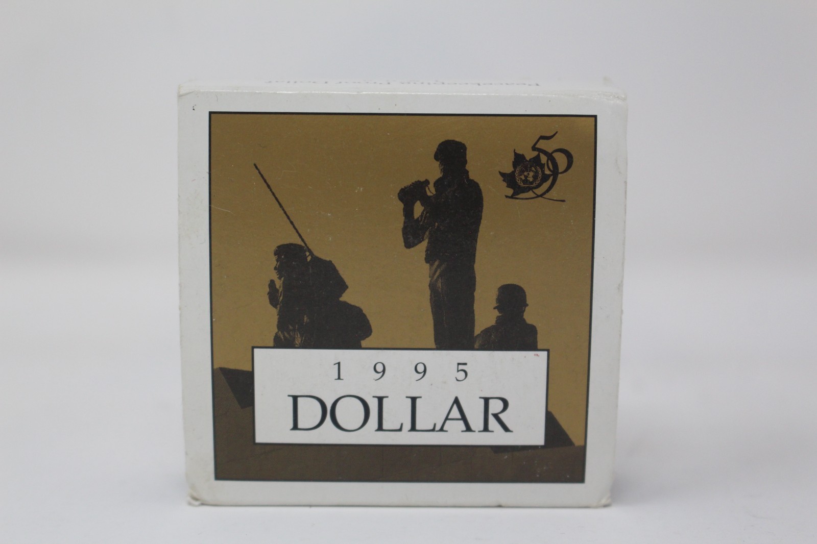 1995 Royal Canadian Mint Peacekeeping One Dollar Proof $1 Coin