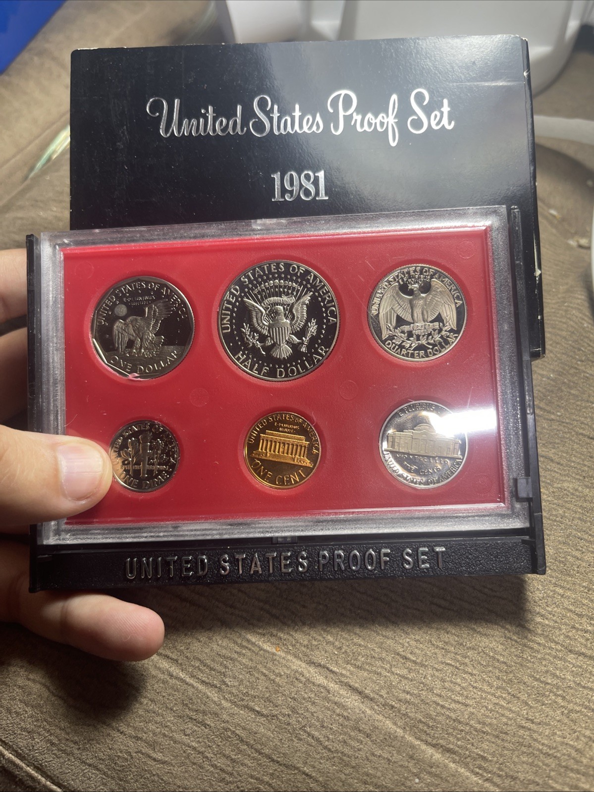 1981s United States US Mint Proof Set OGP Box