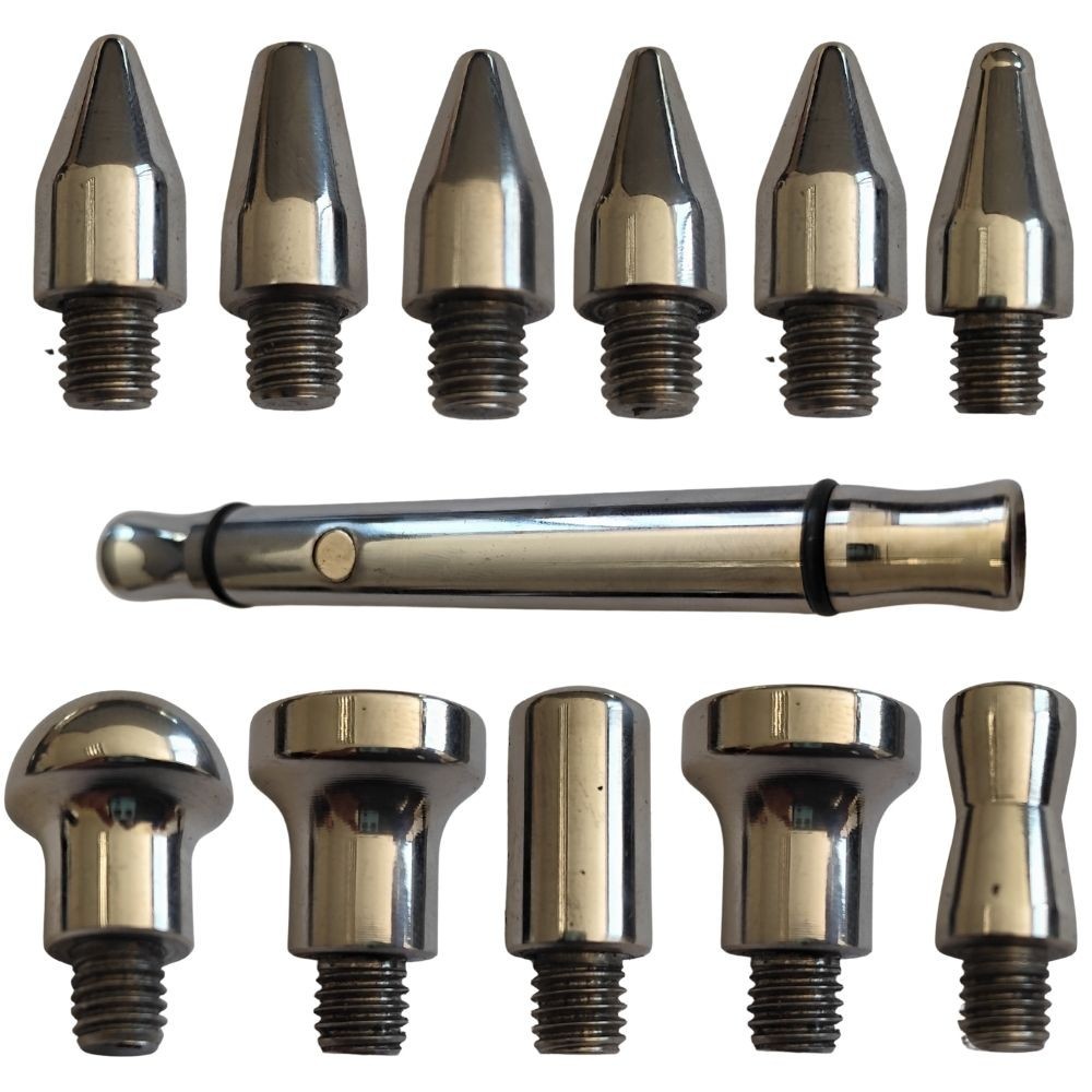12 Piece Stainless Steel Heads and Pen Set