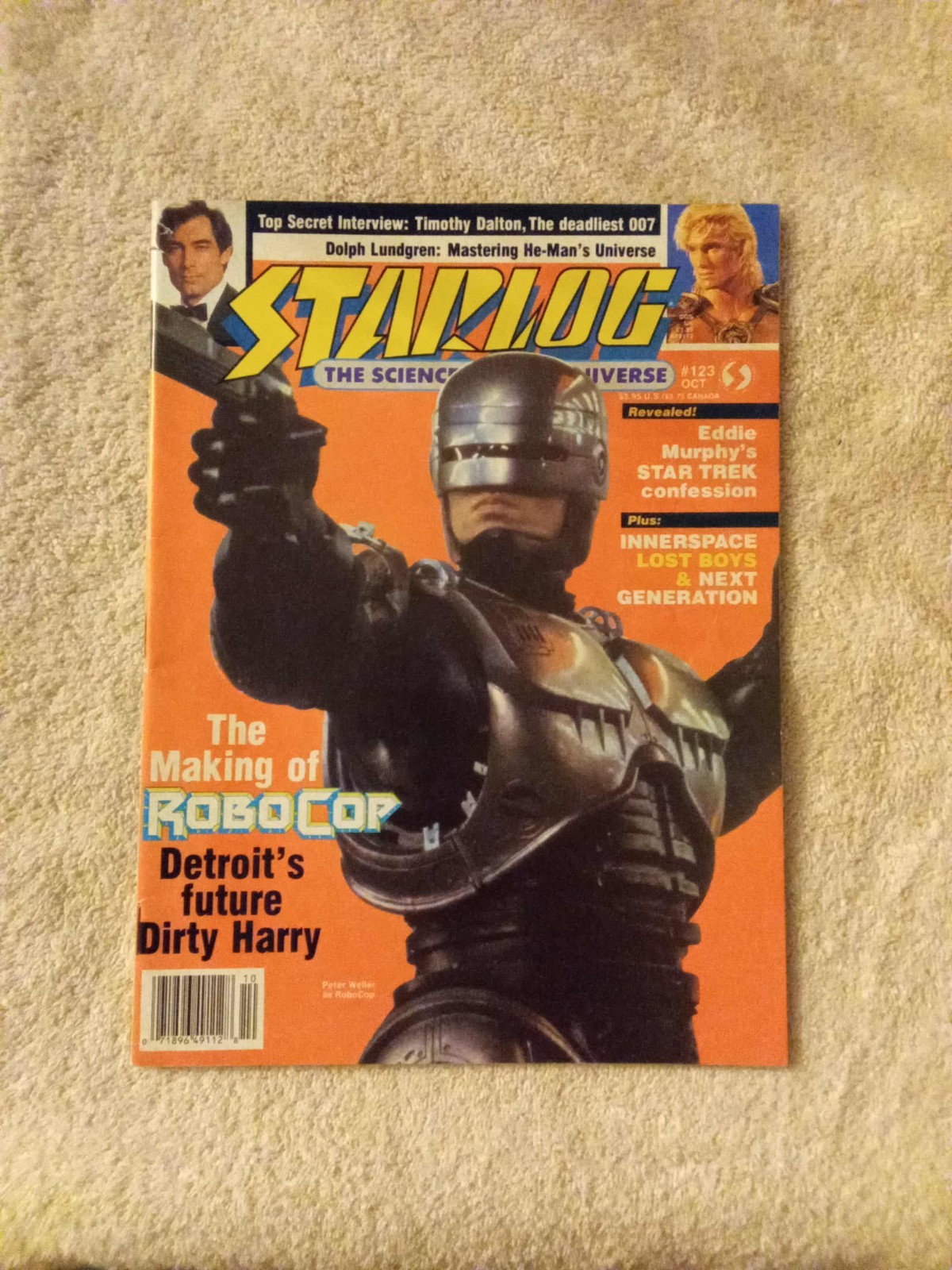 STARLOG Magazine-#123 October 1987-ROBOCOP Cover-VF/NM