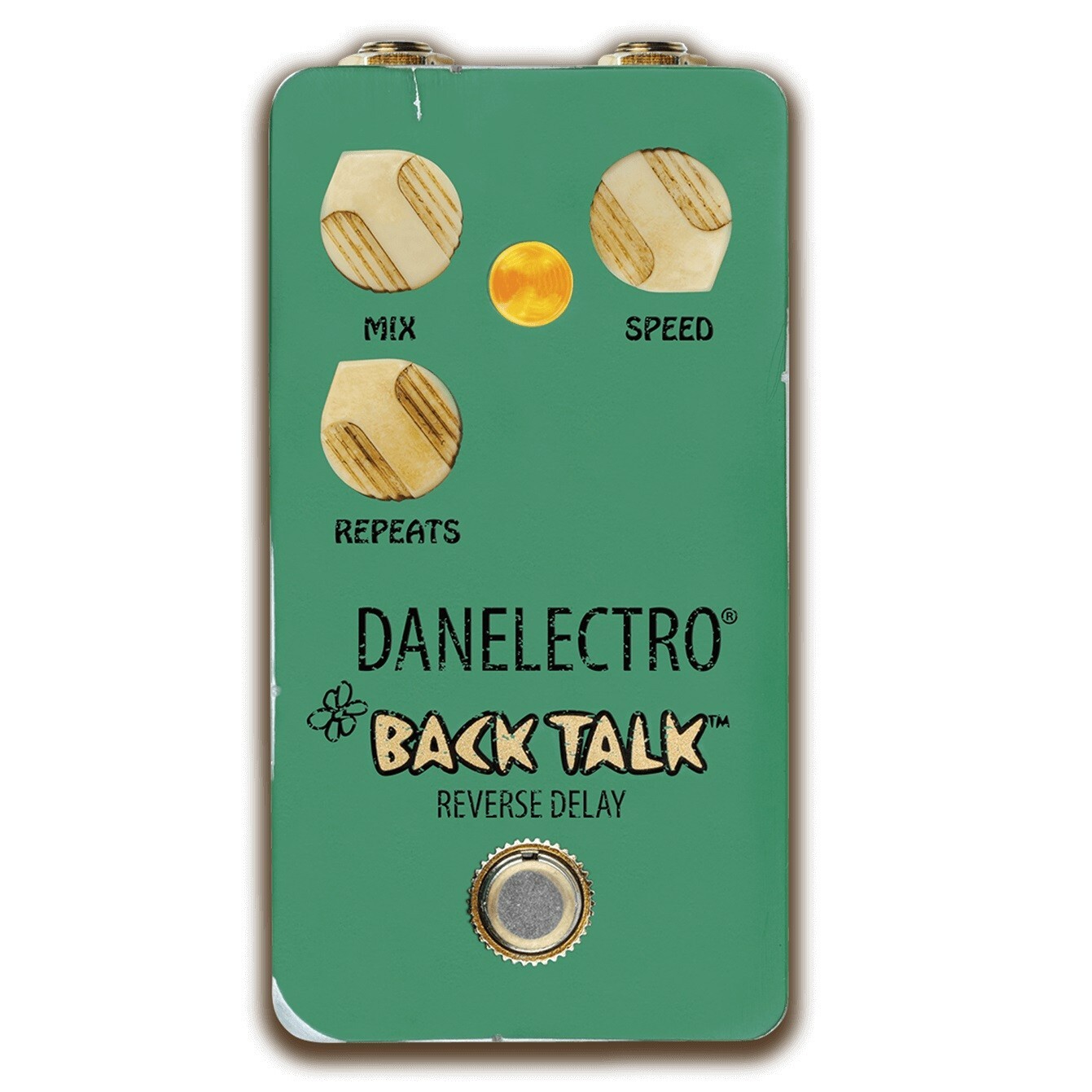 Used Danelectro Back Talk Reverse Delay Guitar Effects Pedal