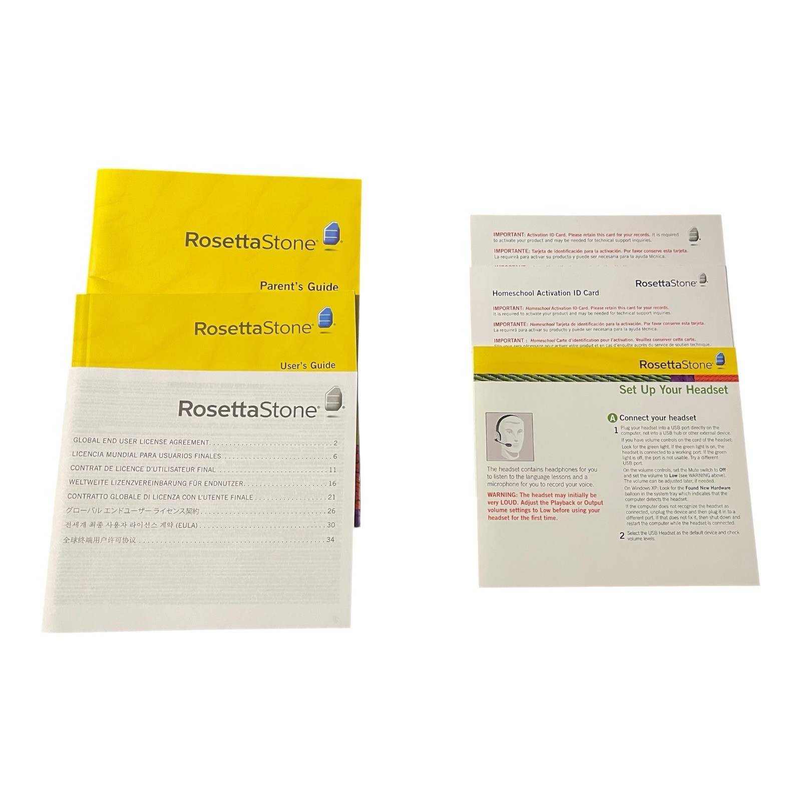 Rosetta Stone German Duetsch Level 1-3 Version WIN/MAC CD-ROM 2010