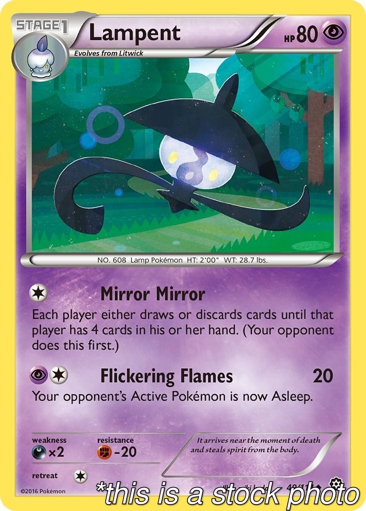Lampent - 49/114 - XY - Steam Siege - NM