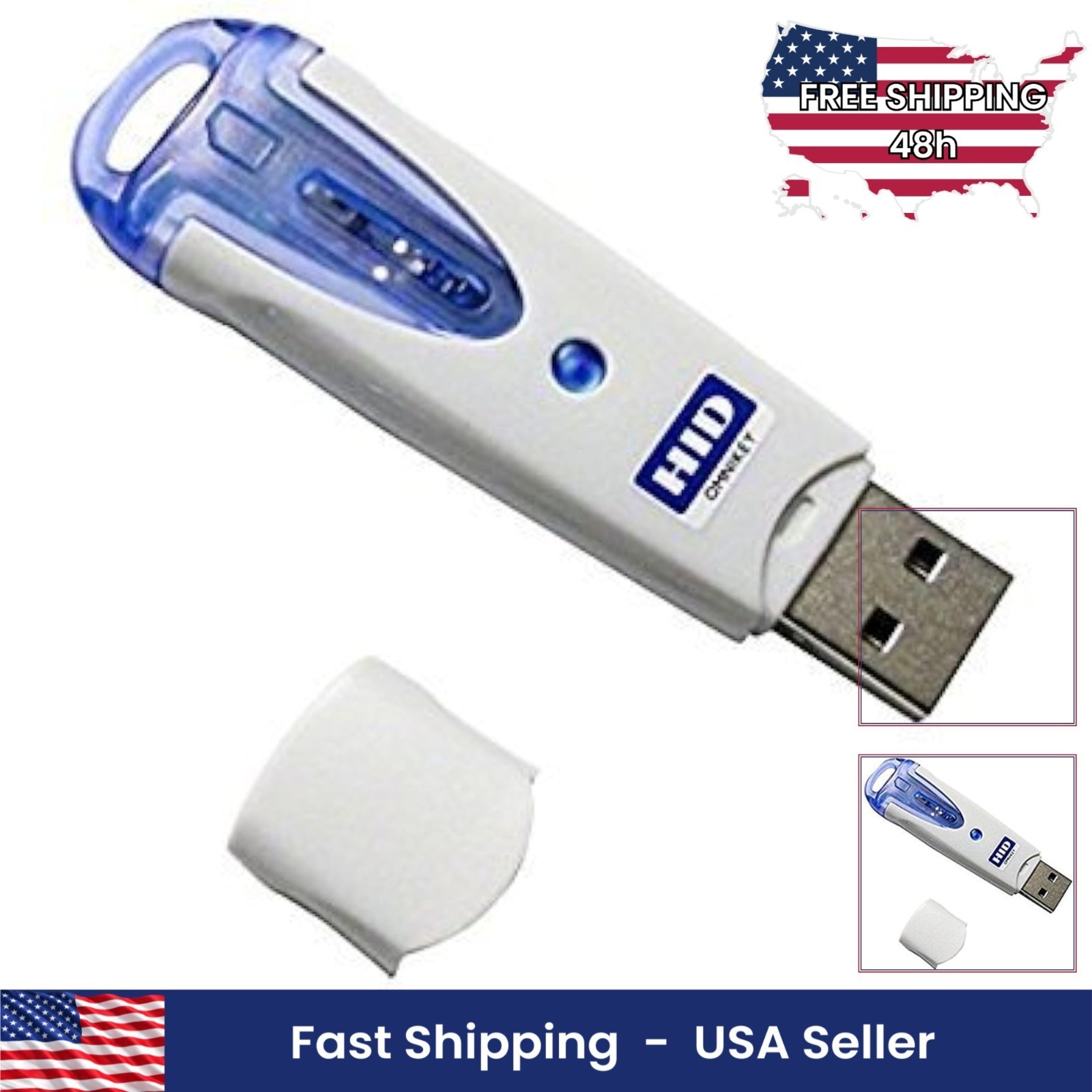 Omnikey 6121 Mobile USB Smart Card Reader (R61210320-2) for Sim-Sized Smart Card