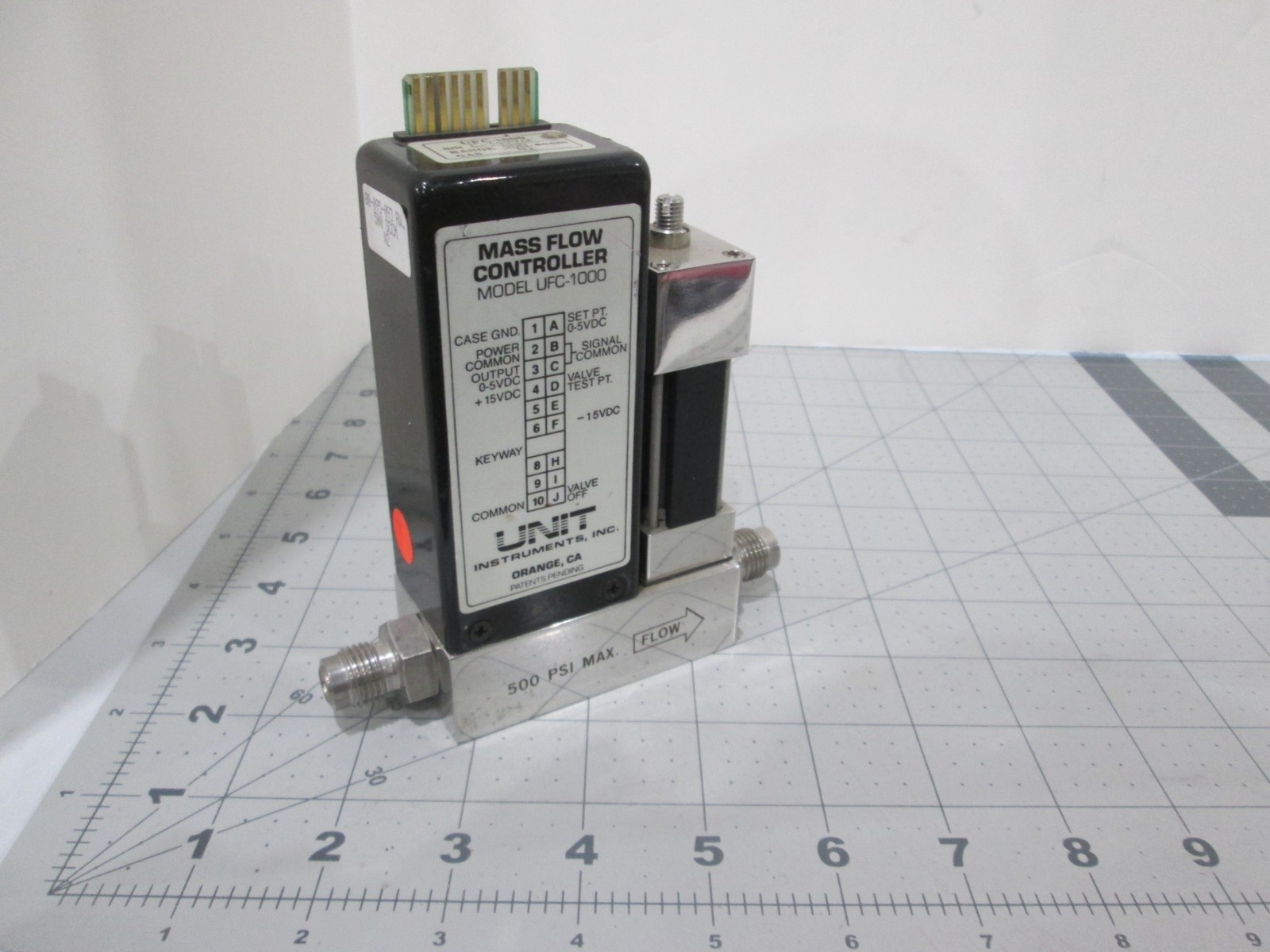 Unit, UFC-1000, Mass Flow Controller, N2, 500 SCCM, Used