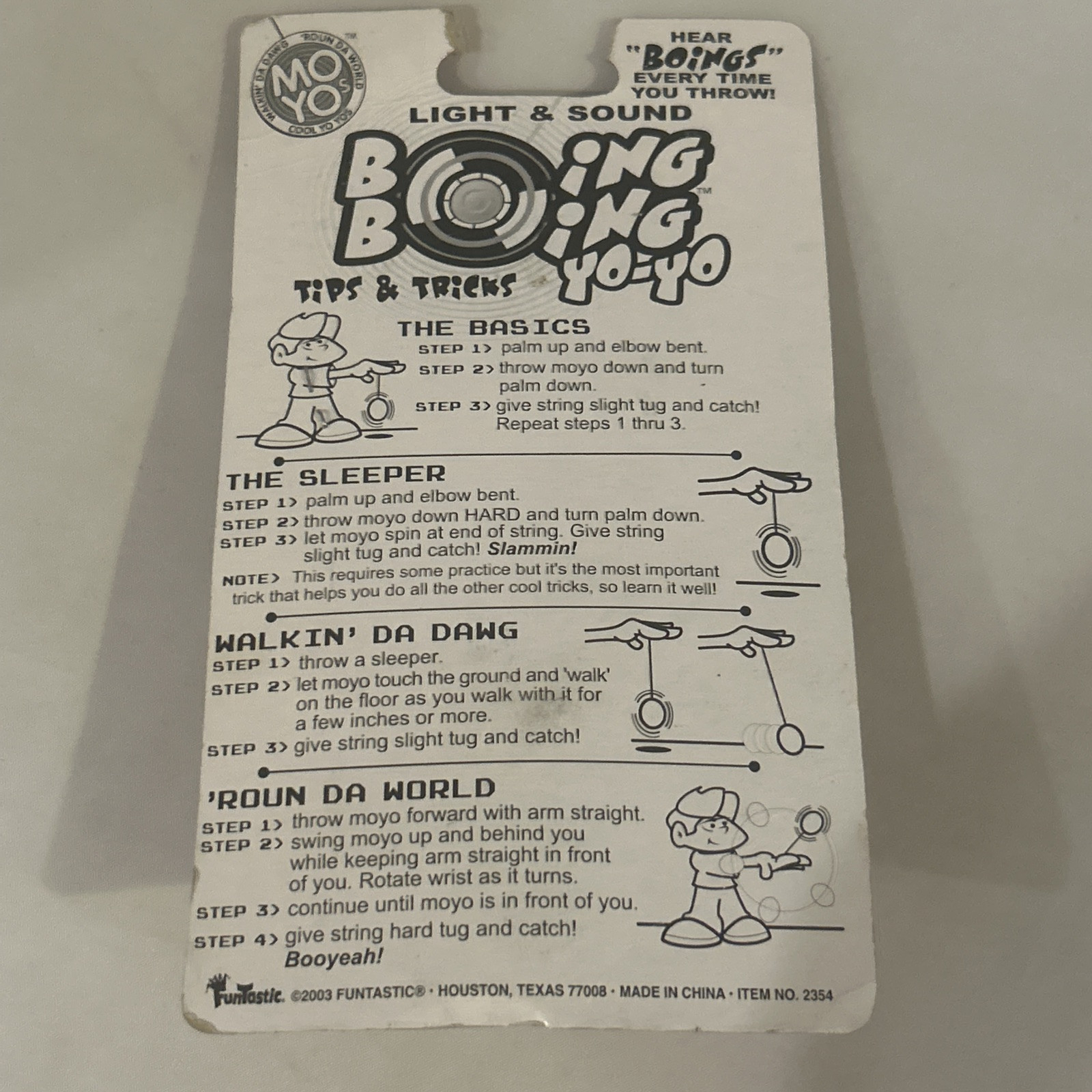Funtastic Boing Boing Yo-Yo, New, 2003
