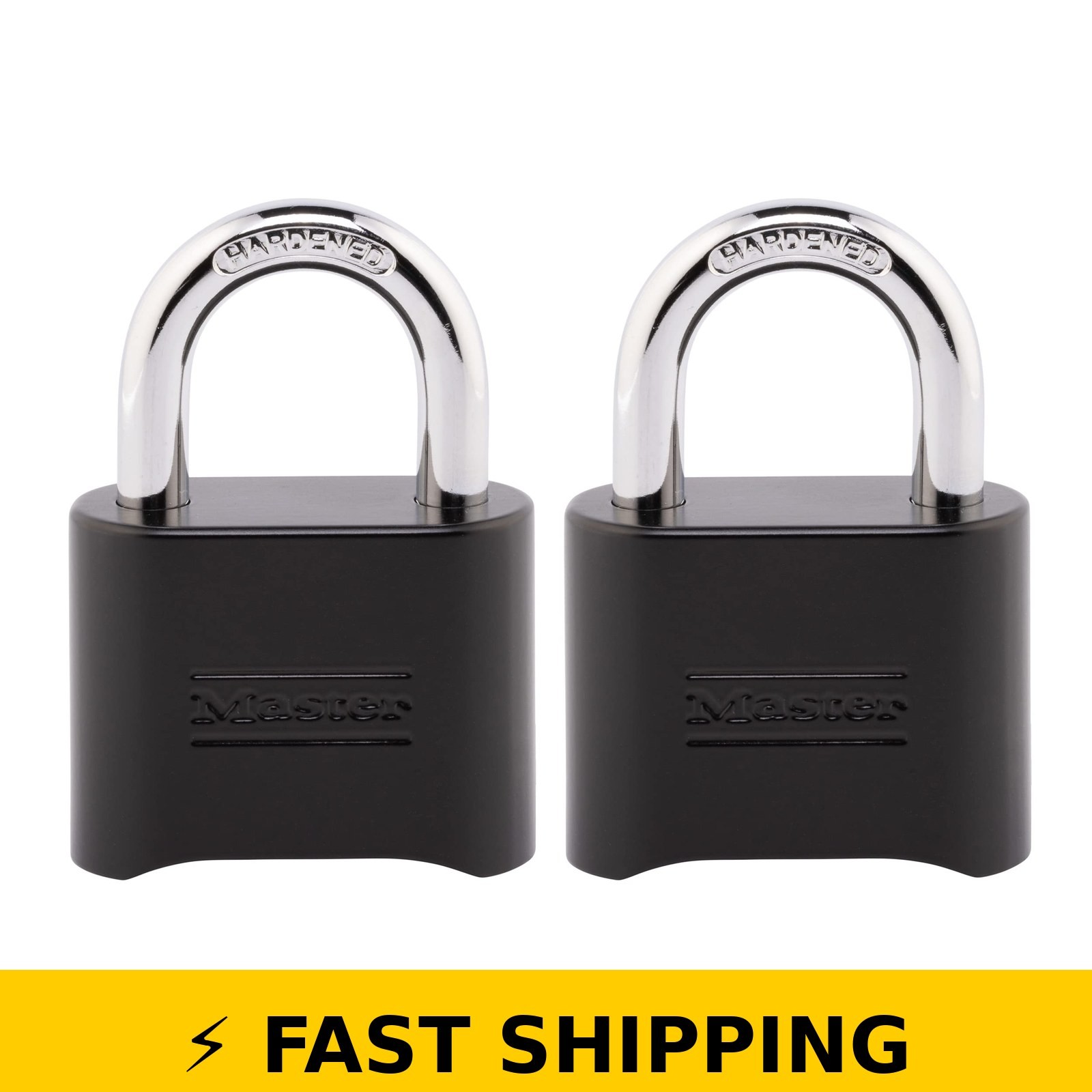 Master Lock Combination Padlocks Set Your Own Combo, 2 Pack