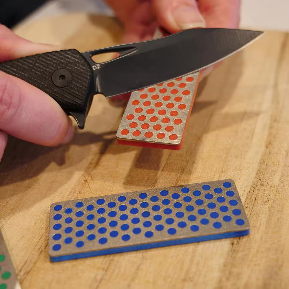 70 Mm Diamond Whetstone 3-Stone Handheld Sharpener Kit