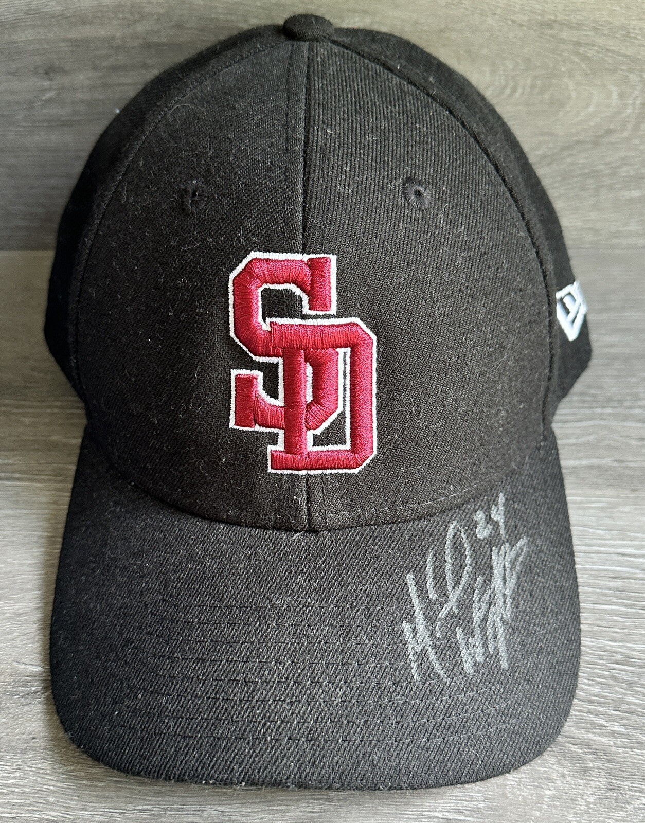 Mike Wright Jr. Autographed Game-Worn Stoneman Douglas Eagles Cap New Era