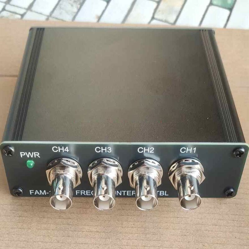 FAM-1 4CH Frequency Counter 1Hz-250MHz 11bit/s Frequency Counter USB 12V 1A tp1