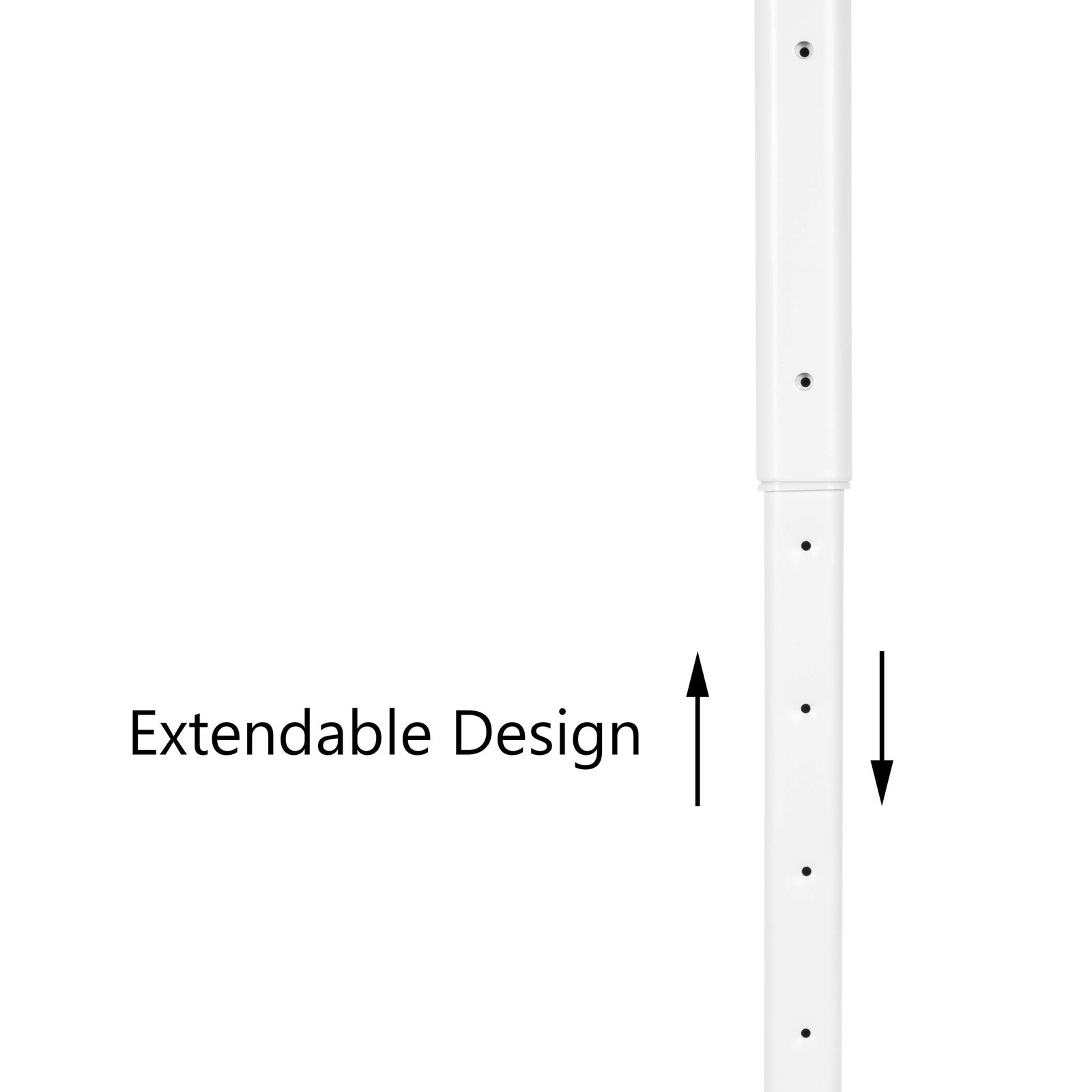brightmaison Sofia Clothes Rack, Hanging Closet Organizer Adjustable & Wall Moun