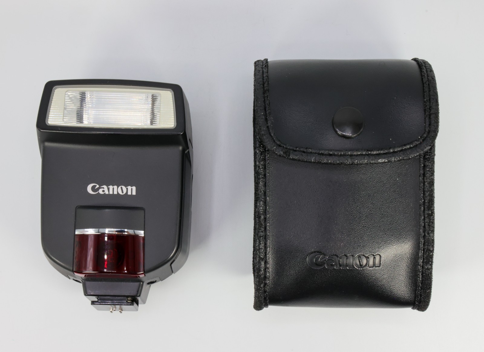 Canon Speedlite 220EX Shoe Mount External Flash w/ Soft Case Tested & Working