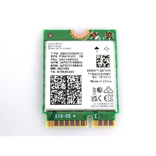 Intel BE211.NGWG.NV Wi-Fi 7 BE211 2230 2x2 BE-BT No vPro Network Card