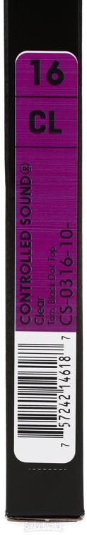 Remo Controlled Sound Clear Drumhead - 16" - with Black Dot
