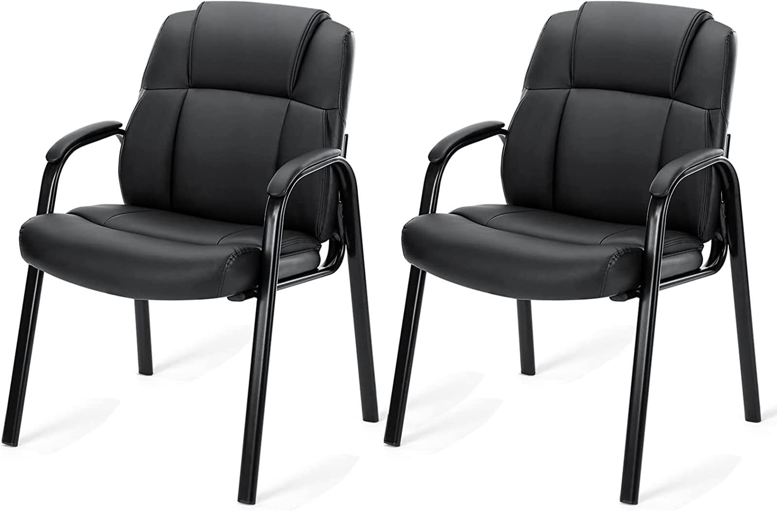 PU Leather Executive Waiting Room Chair Reception Guest Office Chair