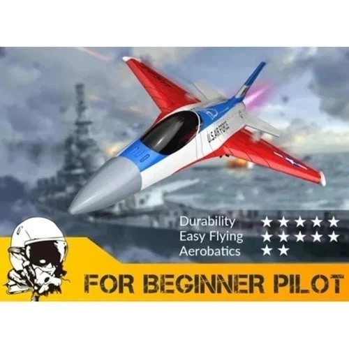 USA Volantex F16 EPP RC Airplane - 2.4GHz Easy Flyer, Ready Indoor/Outdoor Stunt